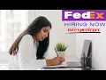 NO EXPERIENCE NECESSARY - WORK FROM HOME WITH FEDEX