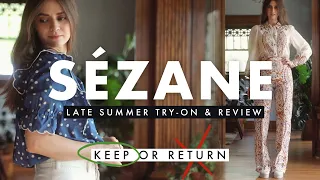 Sezane Summer TRY-ON Review Keep vs Return
