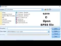 SPSS Save Open Data in just 2 minutes