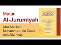Matan Al-Jurumiyah
