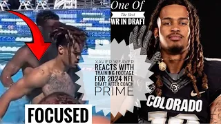 Xavier Weaver REACTS With Training FOOTAGE For 2024 NFL Draft After Coach Prime SKO