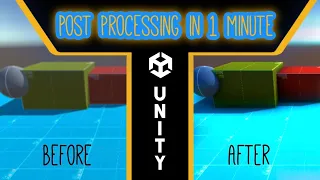 How to add Post-Processing in 1 minute Unity Tutorial