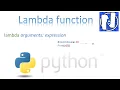 lambda function Guide to Get Started with Examples JUPYTER NOTEBOOK PYTHON 3 7