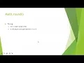 Demonstration of Math round Math rint