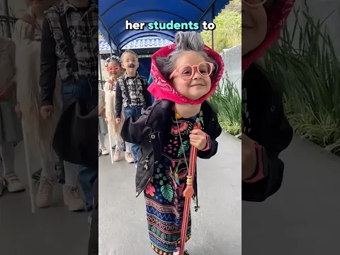 The Students Who Became Old for a Day😍