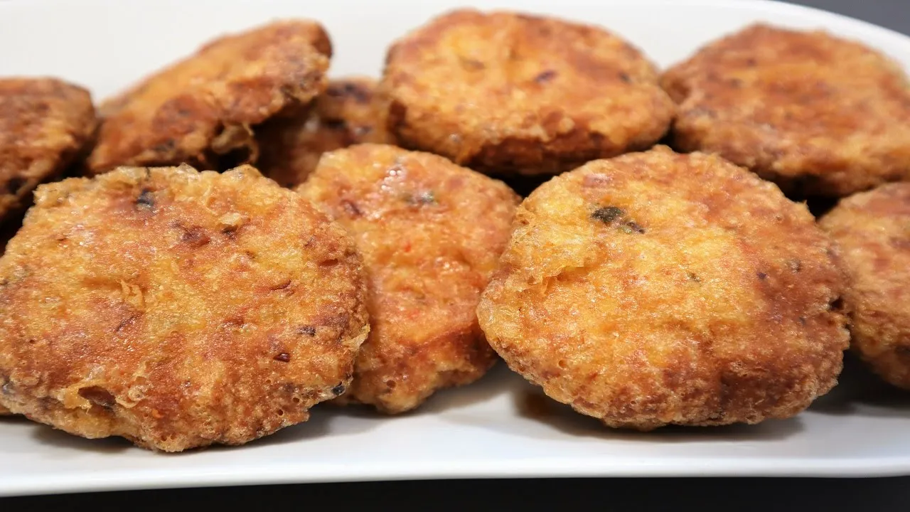 Perkedel tempe pedas yang super enak