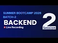 Backend Session 2