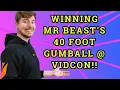 Mr Beast VidCon Gumball Machine Win
