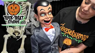 NEW Slappy Dummy from Goosebumps by Trick Or Treat Studios Halloween Horror Prop Unboxing Review