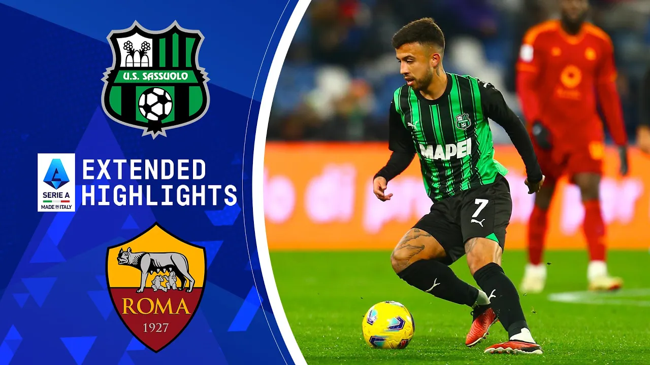 Sassuolo vs. Roma : Extended Highlights | Serie A | CBS ...