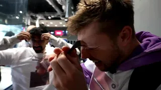 Ripping off eyebrows