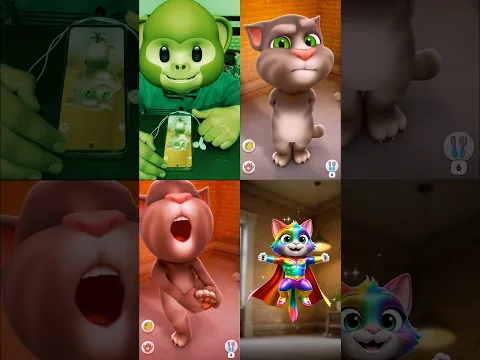 A super hero rainbow cat
