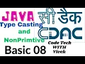 What is Non Primitive data types and Type Casting in Java CodeTech Vivek Singh CDAC