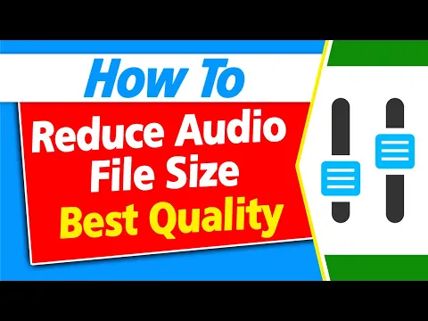 Download MP3 How to reduce Audio File Size | How to compress Audio | Convert Audio | How to send large size file