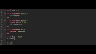 ROBLOX Scripting For Beginners - Scope Returning