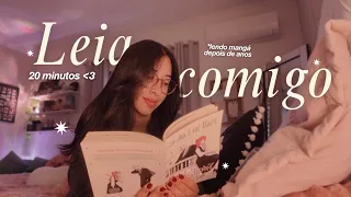 leia comigo por 20 minutos ⋆⭒˚.⋆ 