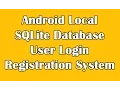 Android SQLite Login Registration Mobile Application With Source Code