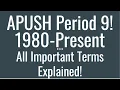 APUSH Period 9 Key Terms Explained