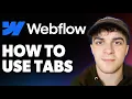 How to Use Tabs in Webflow 2025 Full Guide