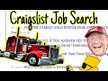 Craigslist Trucking Job Search - 1099 vs W2 Best Way to Get Paid houly daily or mileage