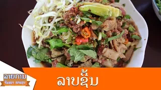 Lao Raw Spicy Beef Salad -