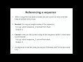Sequences in SQL