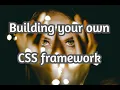 Build your own CSS framework with the gaudiamus framework builder scss
