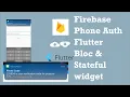 Flutter Phone Auth Firebase phone auth Stateful widget Firebase phone auth with Flutter Bloc