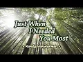 Download Lagu Just When I Needed You Most - Randy VanWarmer (KARAOKE VERSION)