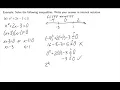 College Algebra - Solving Polynomial Inequalities