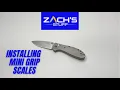 Installing Custom Scales on Ritter Benchmade Mini Griptilian