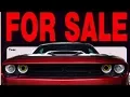 SOMEONE is selling my challenger for 1000 USD on CRAIGSLIST