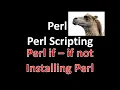 Perl Script Perl Programming Perl If Not Perl Scripting Installing Perl on Windows 10 - Perl