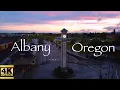 Albany Oregon in 4K Scenic drone