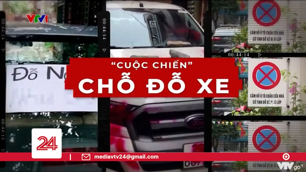 "Cuộc chiến" chỗ đỗ xe | VTV24