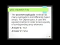 GRG-001 JUnit as a Habit Quiz 1 Basic Assertions