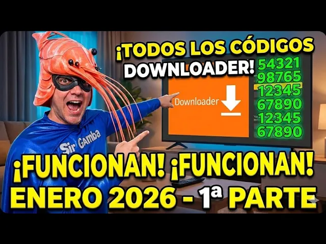 TODOS los códigos Downloader que funcionan Enero 2026 1º Parte
