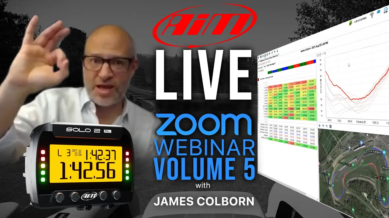 Aim Live Zoom Webinar Race Studio 3 Volume 5 w/ James Colborn August 2021