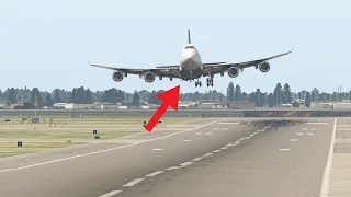 Passengers Panic During Shocking Landing