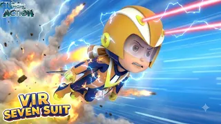 Vir The Robot Boy | Robo Vir Ka New Fire Suit | Vir Seven Suit Compilation | Wow Action