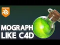 New Blender Addon For Motion Graphics | Mograph Toolbox