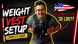 GORUCK Weighted Vest Plates Bundle Unboxing Plate Install