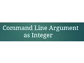 6 Command Arguments as Integer