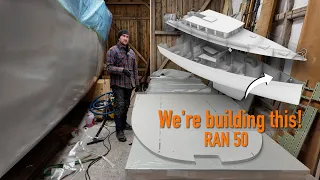 Building The First Out Of 3 Watertight Bulkheads – Ep. 424 RAN Sailing