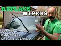 HOW TO GMC Sierra Chevy Silverado Windshield Wiper Replacement 2008-19