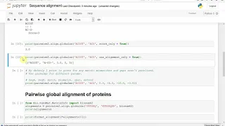 Quantitative Biological Research with Python - Lesson 5 TA