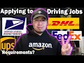 How To Get A Job As A Delivery Driver FedEx UPS Amazon