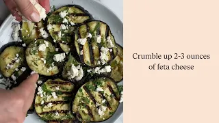 Grilled Eggplant with Feta and Herbs Recipe Daisybeet