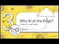 Tiny Machine Learning 1 Designing Intelligent Microcontrollers