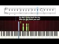 Christina Perri - Jar of Hearts - Accurate Piano Tutorial with Sheet Music